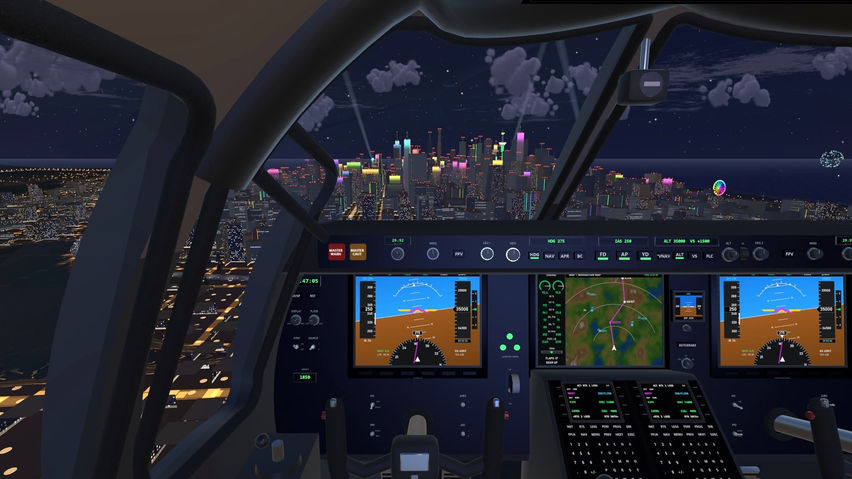 Flight Simulator Night Flight