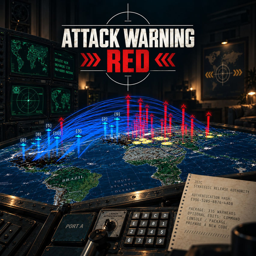 Attack Warning Red
