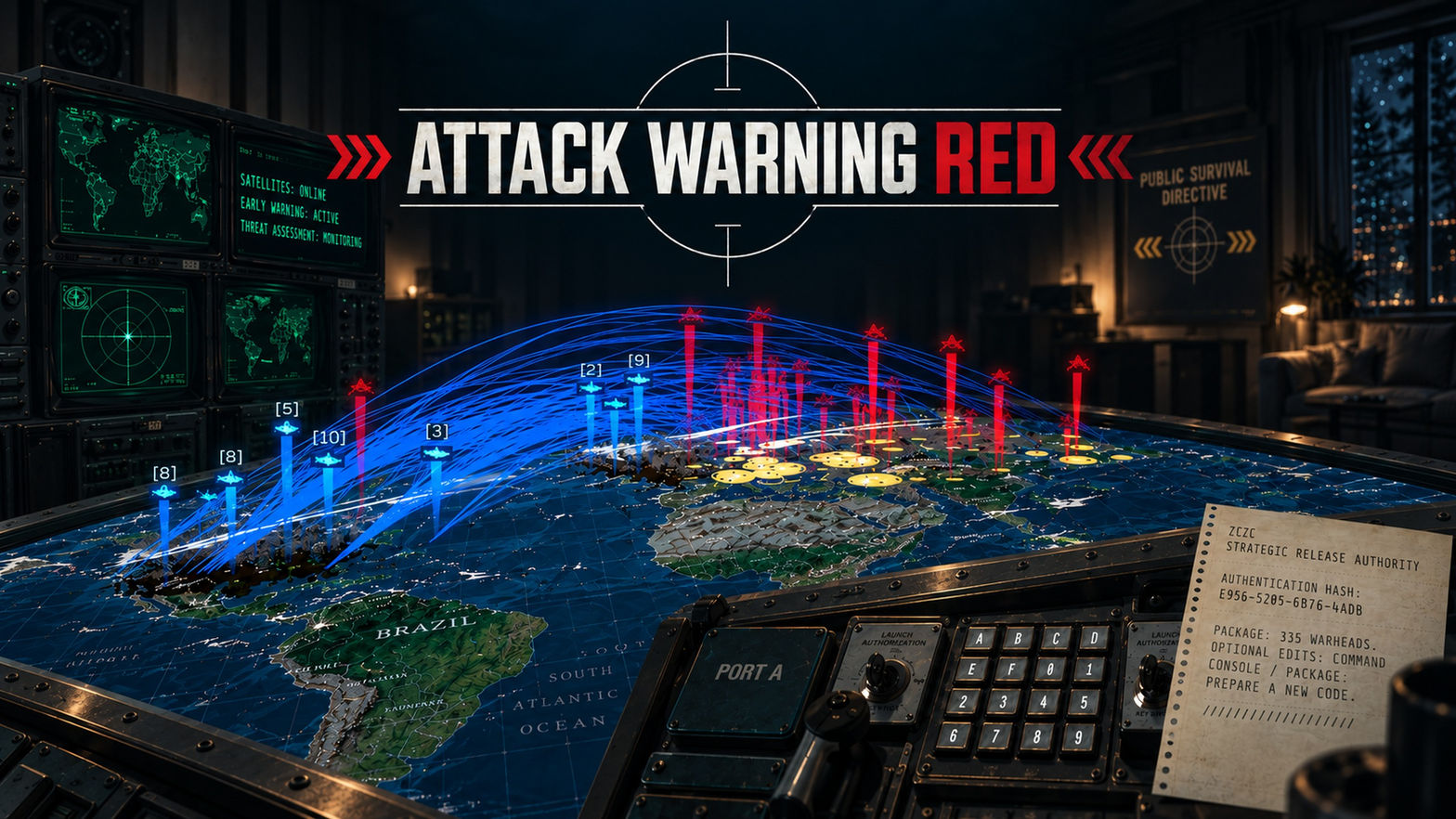 Attack Warning Red