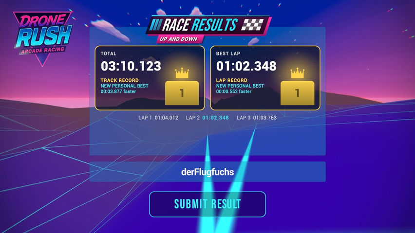 DroneRush: Arcade Drone Racing