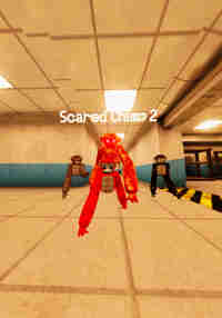 Scared Chimp 2