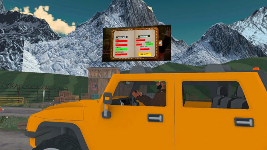 Border Police Security Checkpoint VR