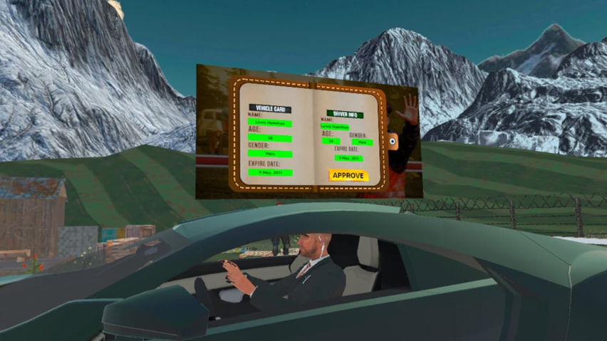Border Police Security Checkpoint VR