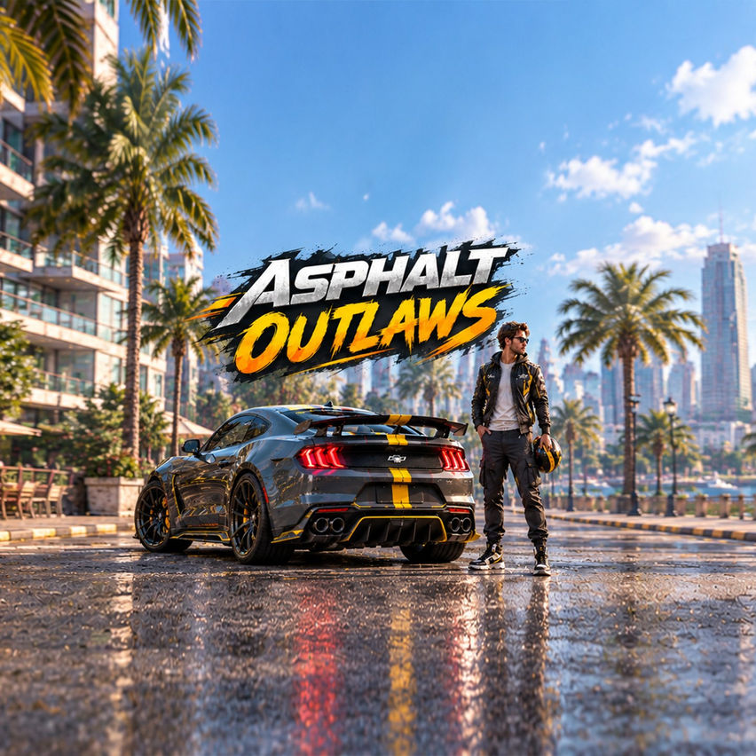 Asphalt Outlaws Car Racing Game