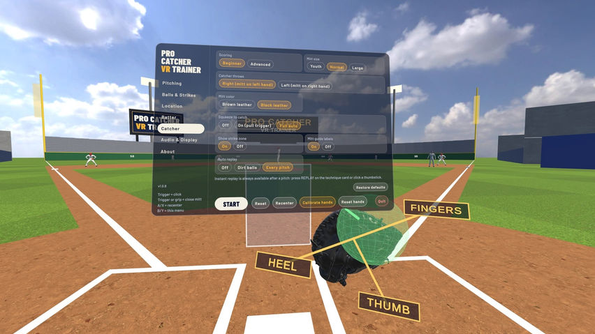Pro Catcher VR Trainer