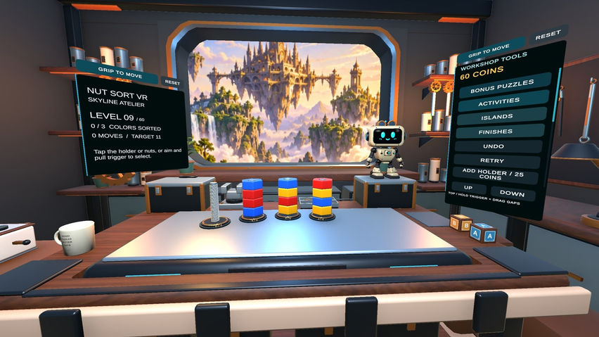 Nut Sort VR: Bolt's Workshop
