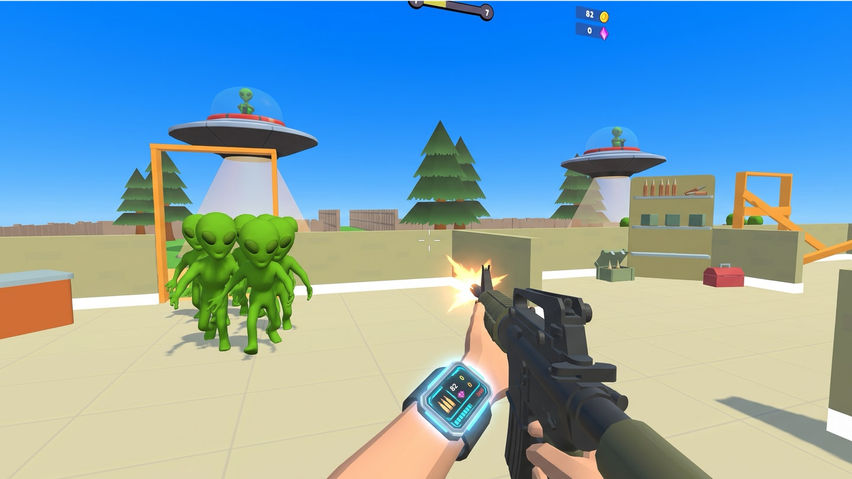 Alien Defense : Shooting Game