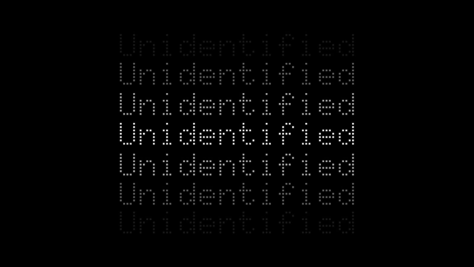 unidentified