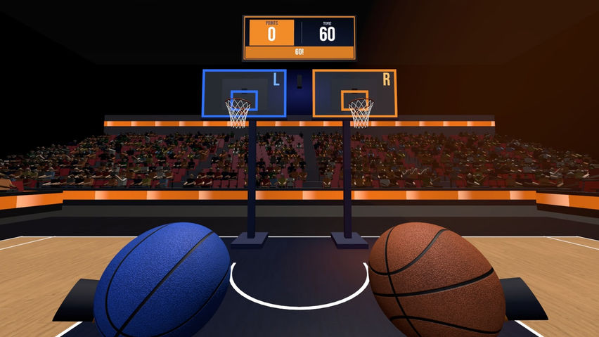 Buckets or Bricks: VR Basketball