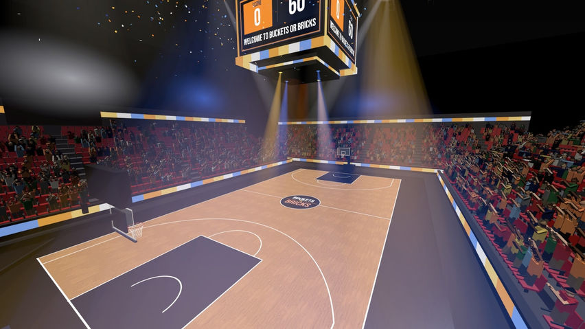 Buckets or Bricks: VR Basketball
