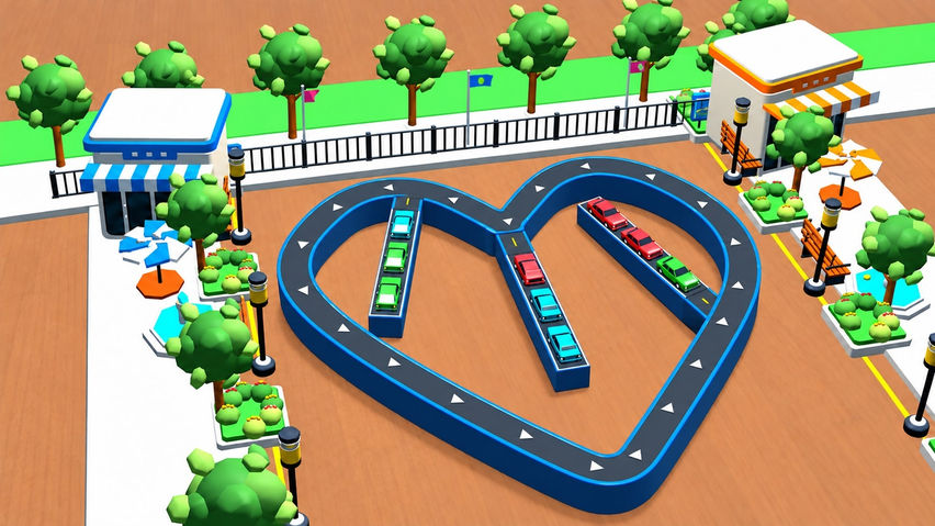 Conveyor Cars: Color Sort Puzzle