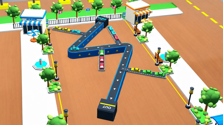 Conveyor Cars: Color Sort Puzzle
