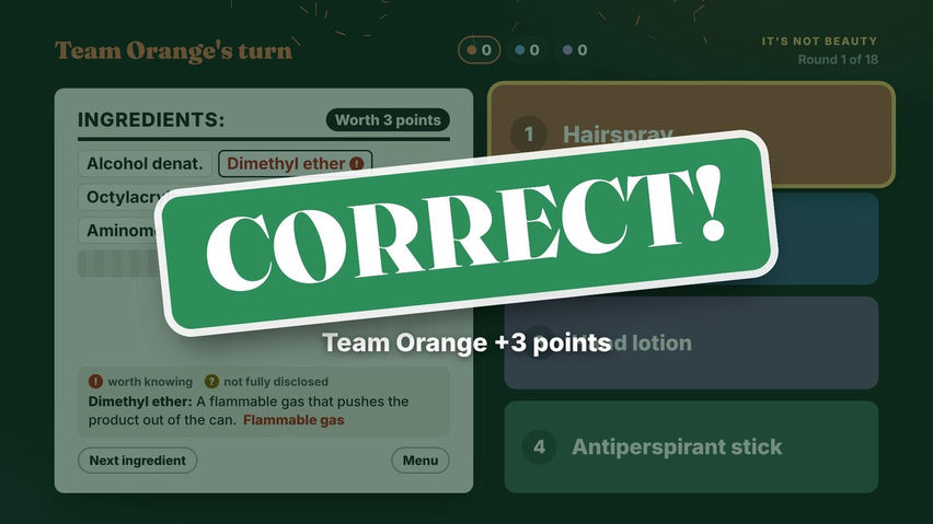 Ingredient Dictionary The Party Game