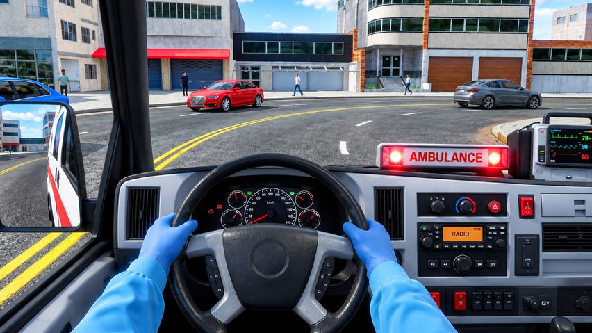 Emergency Ambulance Rescue Simulator VR