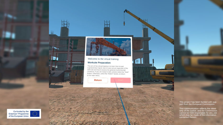 CRANES 4.0: VR for training