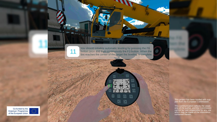 CRANES 4.0: VR for training