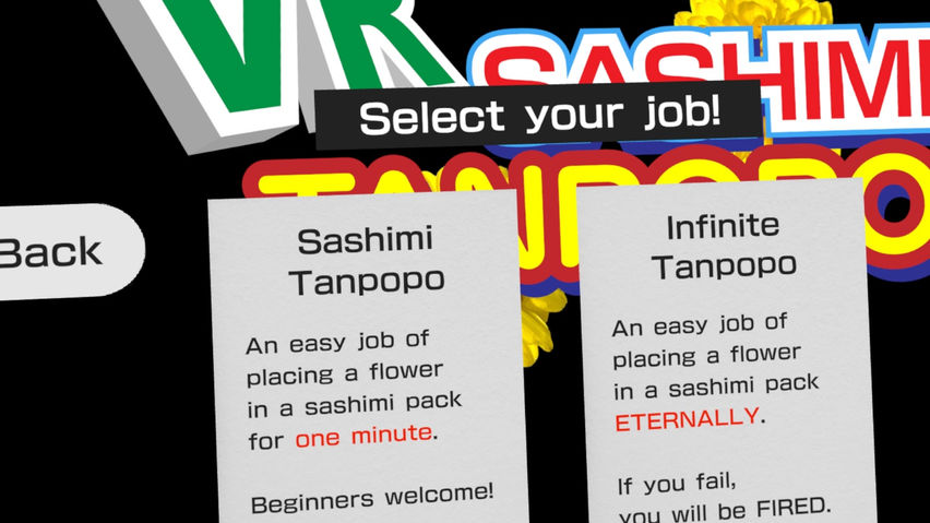 VR Sashimi Tanpopo