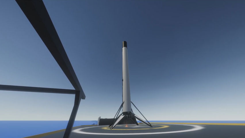 Falcon9 Landing Simulator