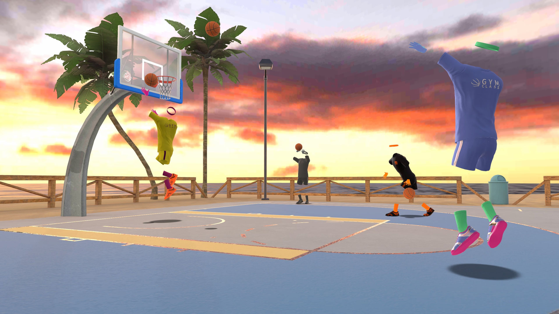 Play Basketball On NBA Courts In VR With Gym Class - VRScout