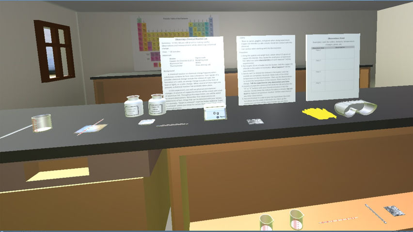 The VR Chemistry Lab