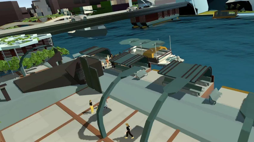 Future World Vision Floating City VR