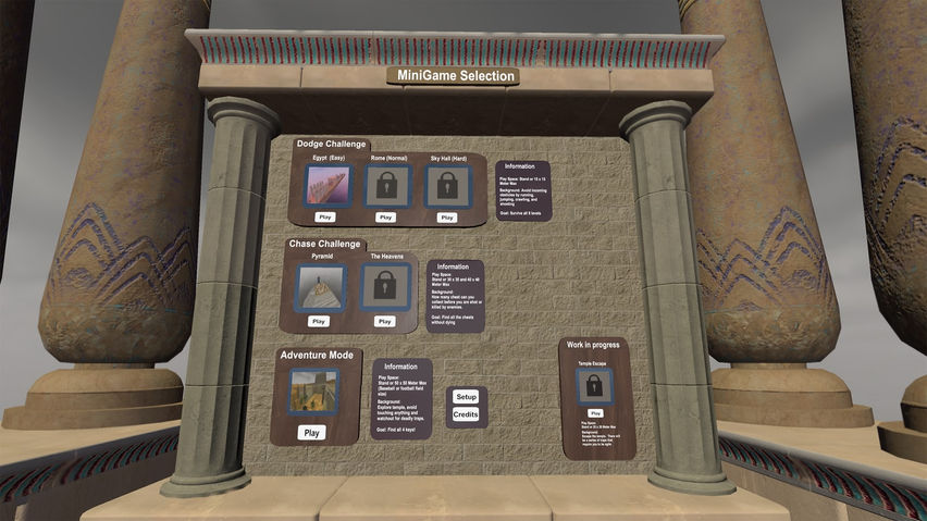 Unlimited Playspace VR Minigames