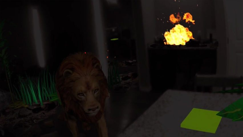 Mixed Reality Wild Animal Escape